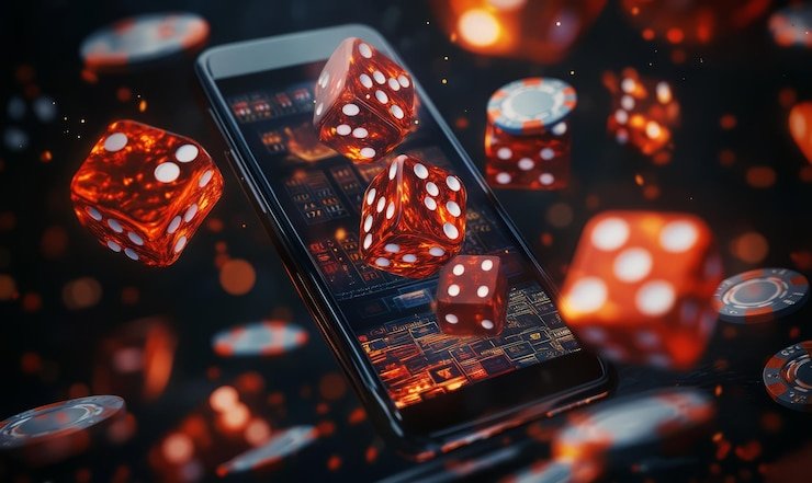 Dealer Live Sic Bo thr77 dengan tiga dadu dalam tabung kaca transparan